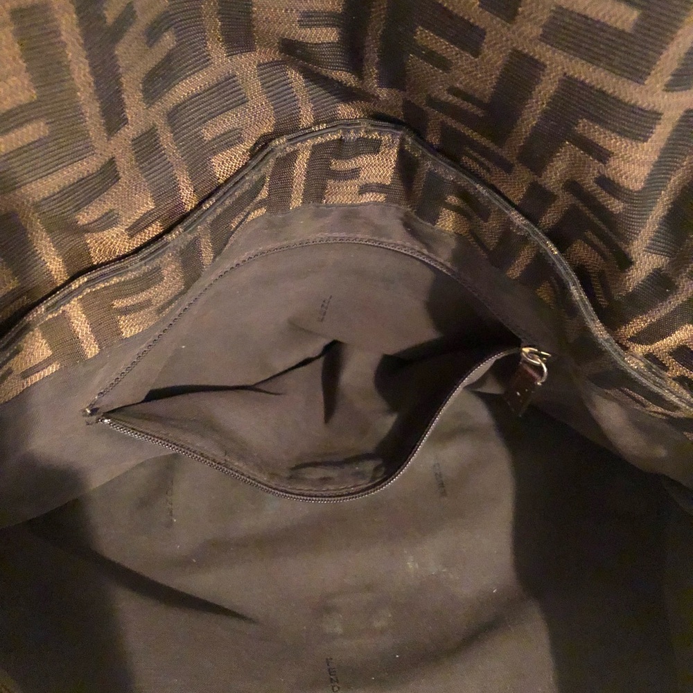Fendi Zucca Large Flap Shoulder Bag Authentic‼️ - Picture 8 of 8